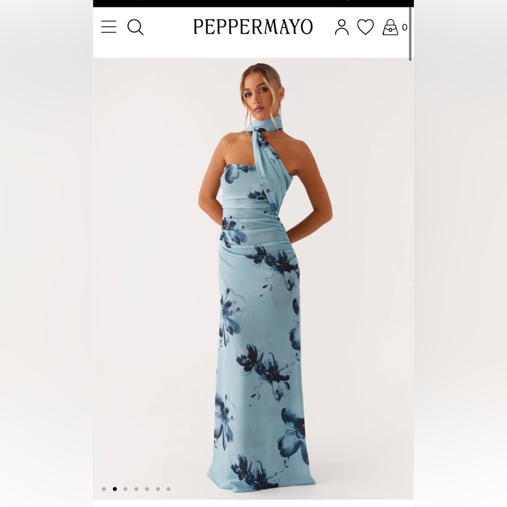 Peppermayo Blue Floral Women's Dress